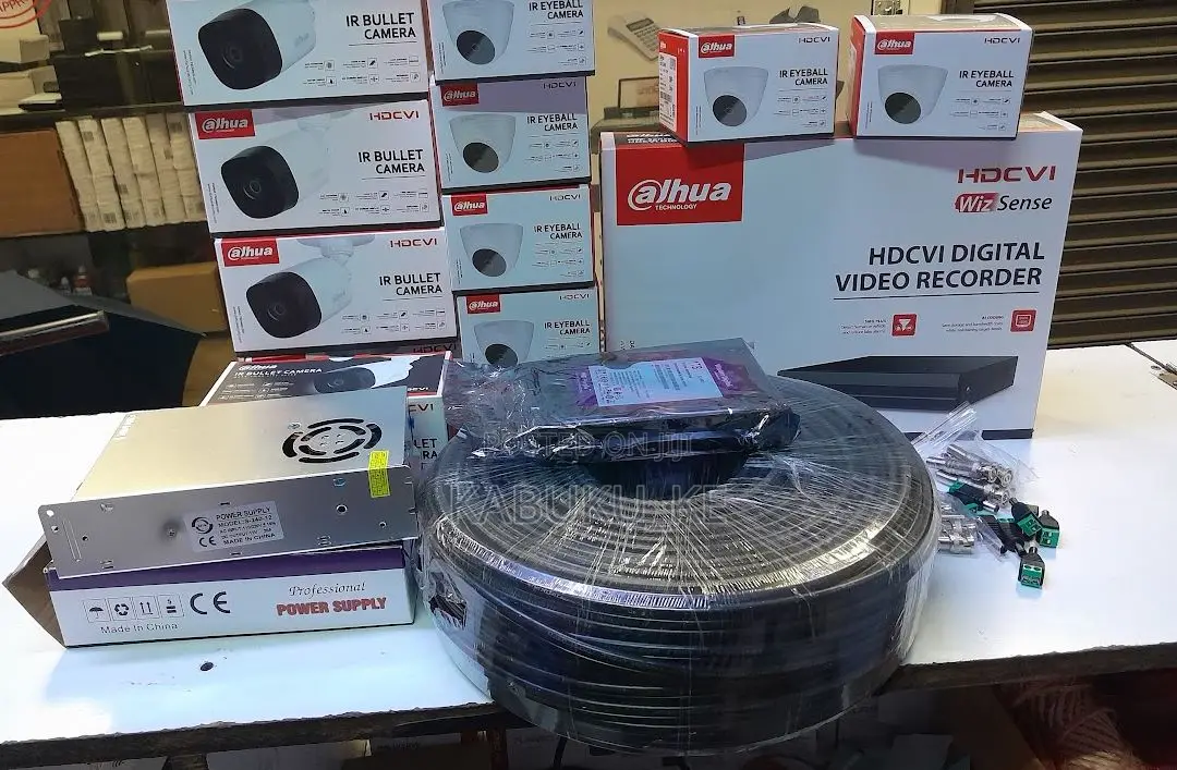 Dahua 8 Channels 1080P IR CCTV Camera Full KIT Complete