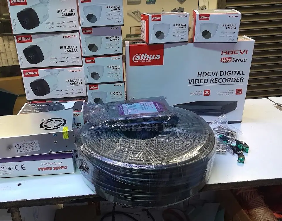 8 Channels Dahua IP Camera 2mp CCTV Complete Package KIT