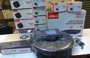Dahua 8 CCTV Camera Installation Full Kit With 8 1080p Camer