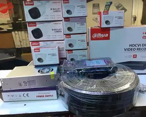 8 Dahua IR CCTV Cameras Package Kit With 1080p 8 Cameras