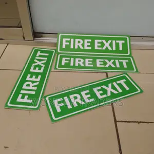 Fire Exit Sign Fire Exit Sign Fire Exit Sign