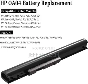 Hp 240 G2/G3 245 G2/G3 246 G3 248 G1/G2 250 G2/G3 255 G2/G3