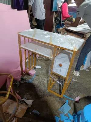 Manicure Marble Table, With 1 Drawer.
