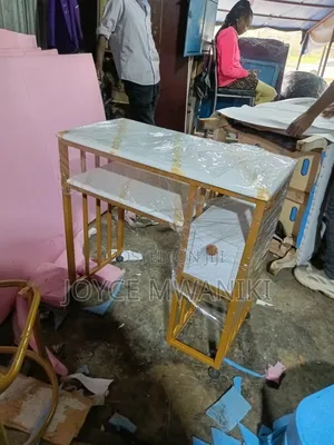 Manicure Marble Table, With 1 Drawer.