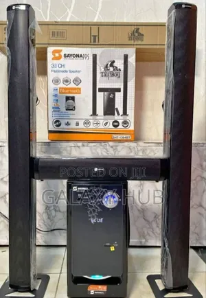 Sayona SHT 1304 Subwoofer,Medium Range Tall Boy Speakers.