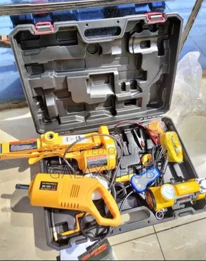 Car Jack 3 in 1 - Electric Car Jack, Air Compressor Wrench