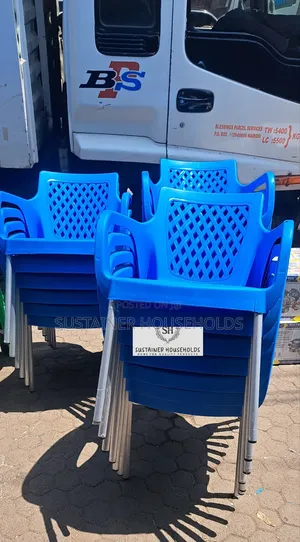 Sky Blue Plastic Chairs