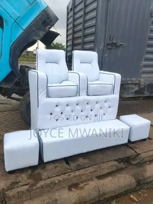 Pedicure Seat, 2 Seater White