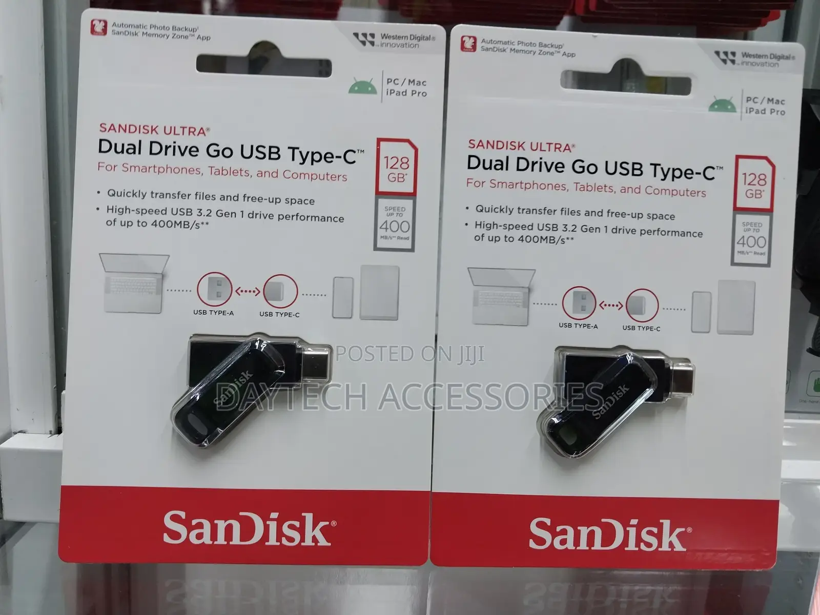 Sandisk Ultra Dual Drive Go Usb Type-C 128gb Flash Drive
