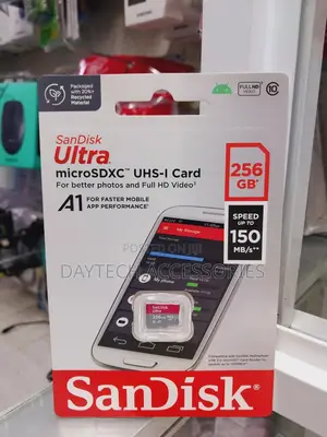256gb Sandisk Ultra Micro Sd Uhs-I Memory Card A1 Class 10