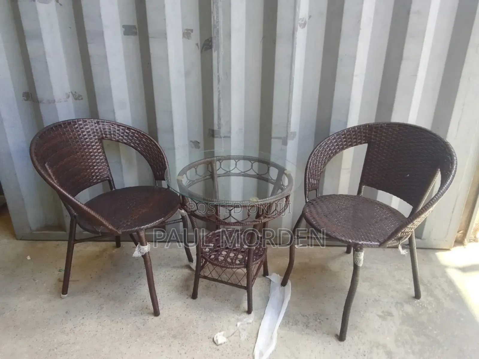Leisure Dining Table With Two Dining Chairs