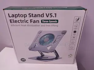 Laptop Stand Metal Mount Quiet Fan Multi Angle Aluminium