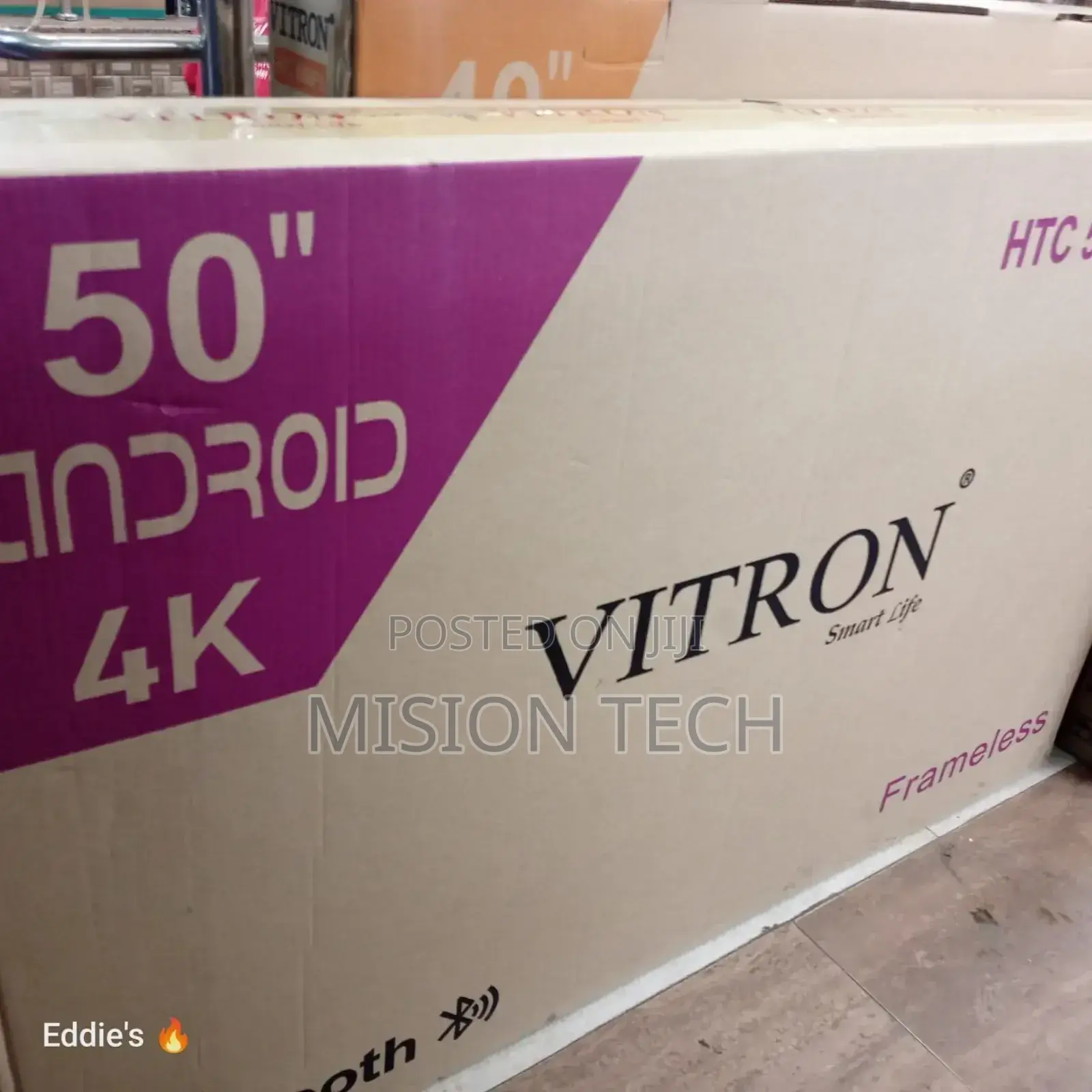 Vitron 50 Inch Frameless Bluetooth Uhd Android Tv