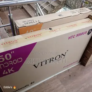 Vitron 50 Inch Frameless Bluetooth Uhd Android Tv