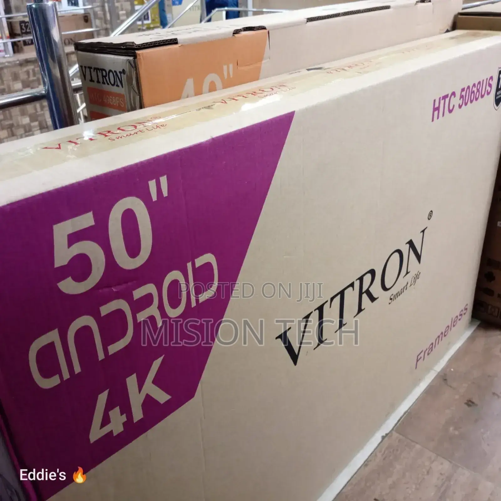 Vitron 50 Inch Frameless With Bluetooth