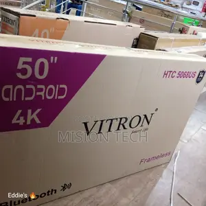 Vitron Smart 50 Inch Frameless Bluetooth Inbuilt Decoder