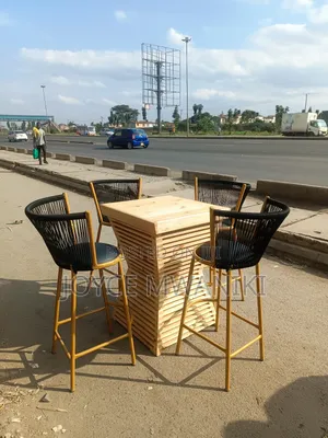 High Chairs and Table Bar Set 