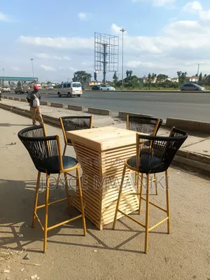 High Chairs and Table Bar Set 