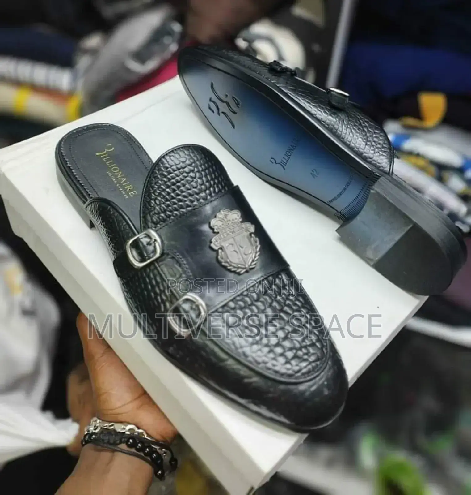 Billionaire Leather Mules