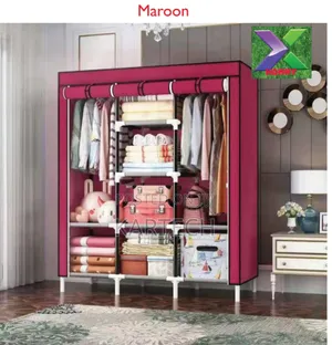Solid Wood Wardrobe 3 Column