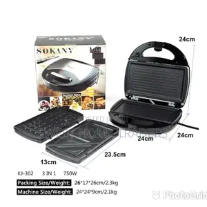 3in1 Sandwich Maker SK-302 MAKER*
