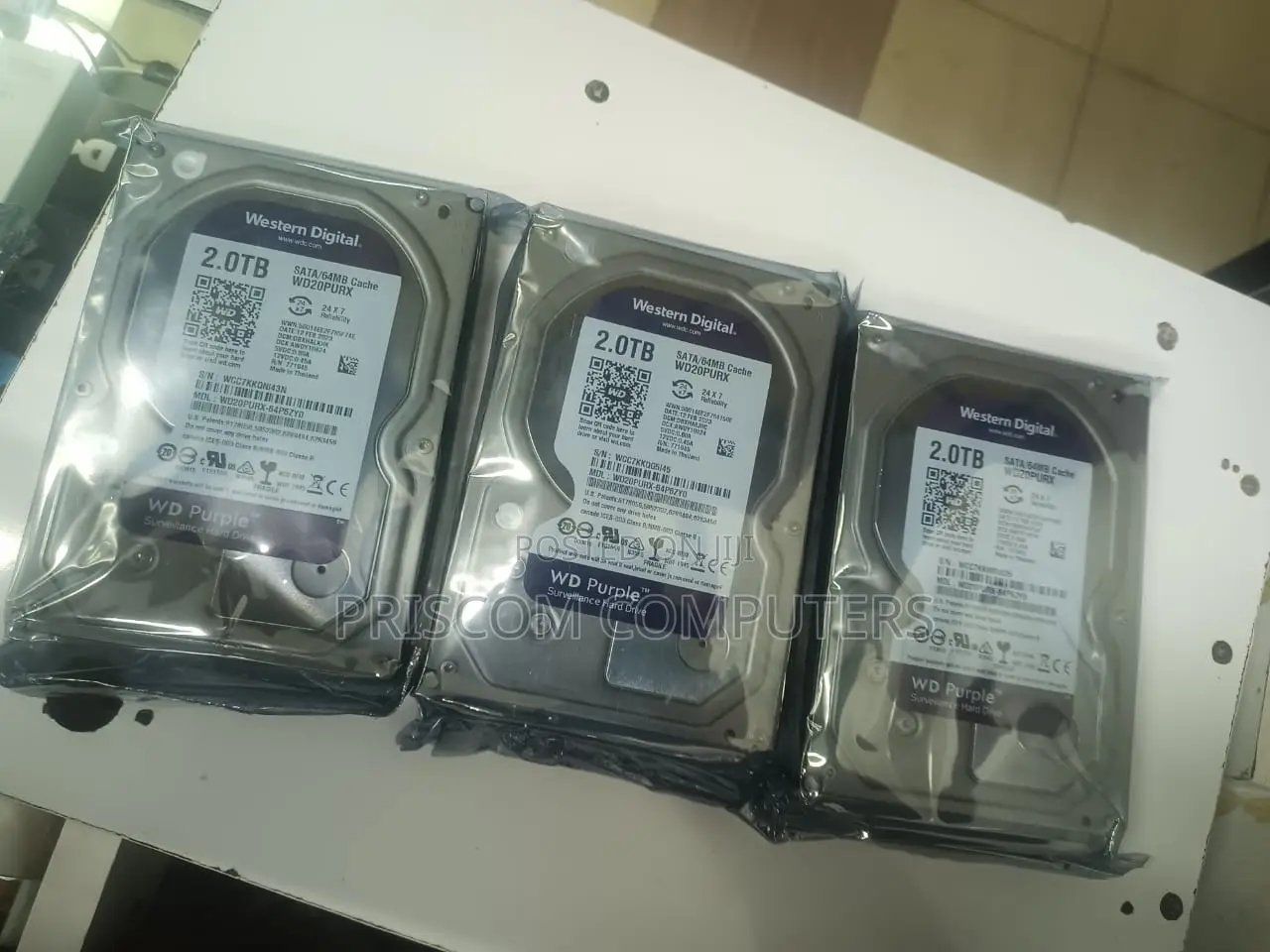 2TB WD CCTV Cameras Surveillance Internal Hard Drive HDD