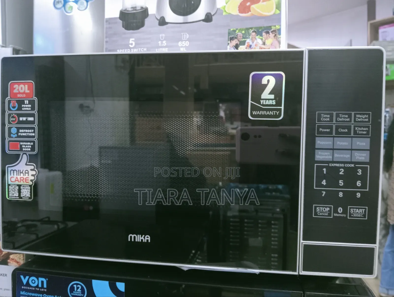 MIKA Microwave Oven, 20L, Digital,