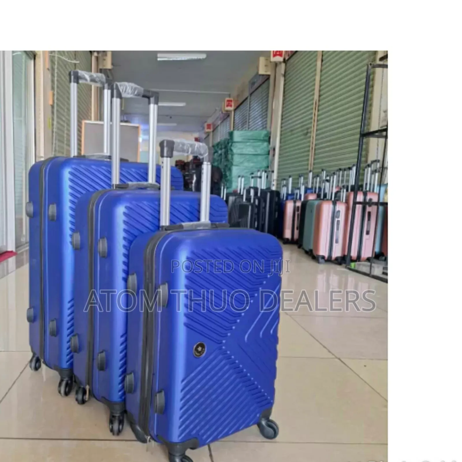 3 in 1 Unbreakable Luxurious Rubber Suitcase Briefcase