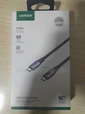 USB-C 3.1 Gen2 Male to Male Display Cable at 60hz