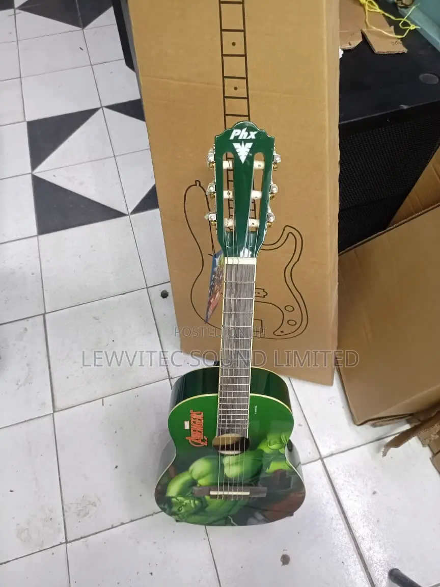 Frozen Green Guitar