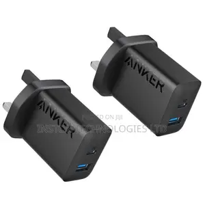 Anker 20W Wall Charger 2 Ports USB-C + USB a 2 Pack