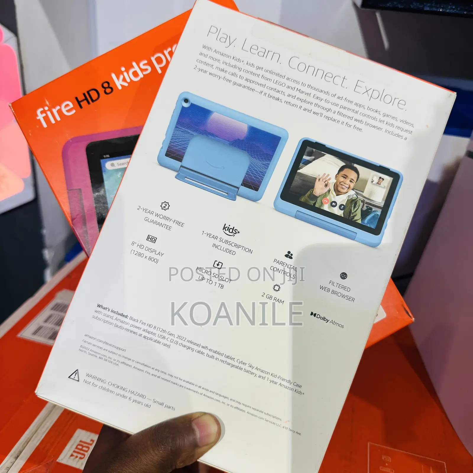New Amazon Fire HD 8 Kids Pro 32 GB Blue