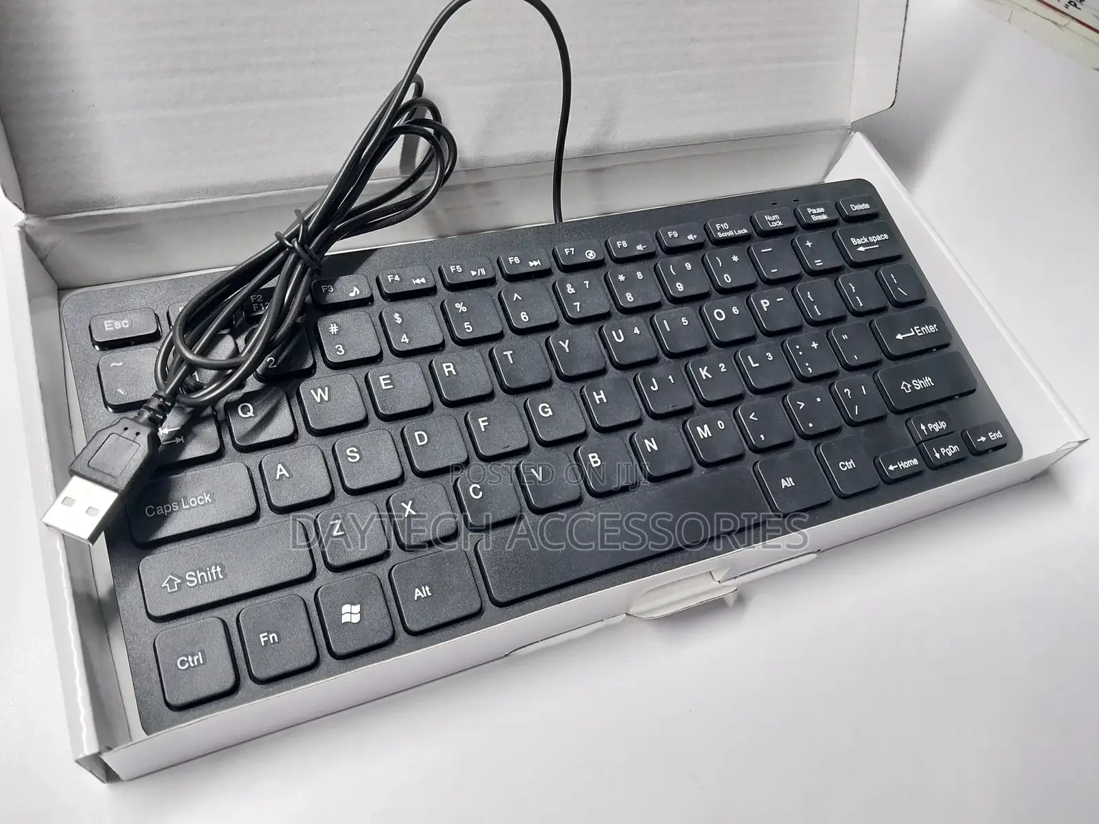 Mini Keyboard K-1000 Wired Usb Mini Keyboard Black Color