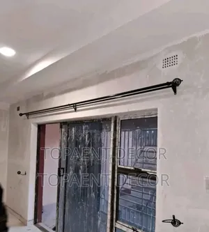 Slide Door Powder Coated Window Curtain Rods