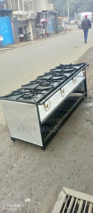 Commercial Sizes Four Burner Gas Grill Jikos