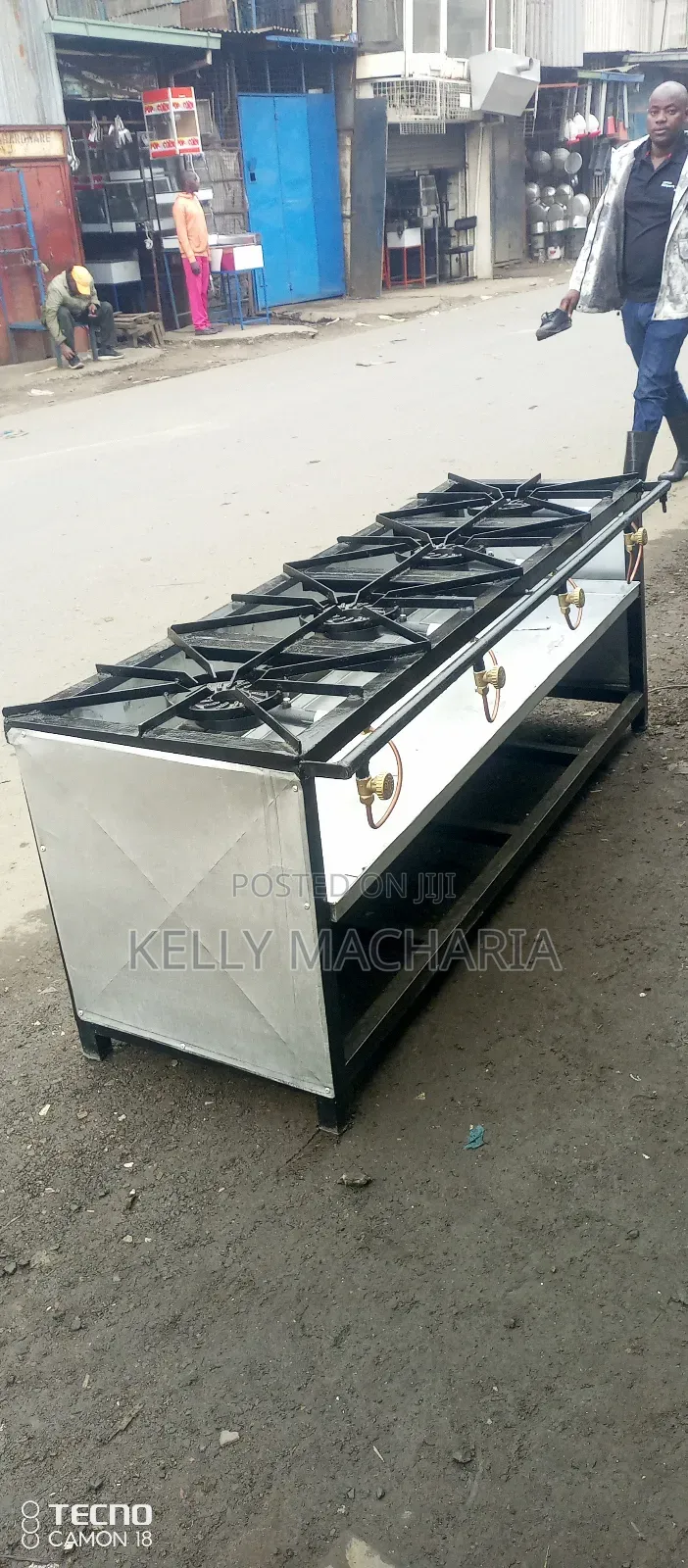 Commercial Sizes Four Burner Gas Grill Jikos