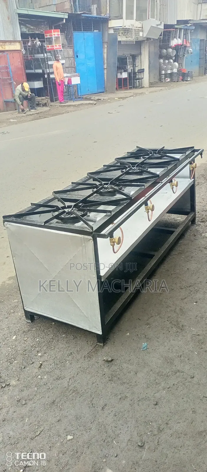Commercial Sizes Four Burner Gas Grill Jikos
