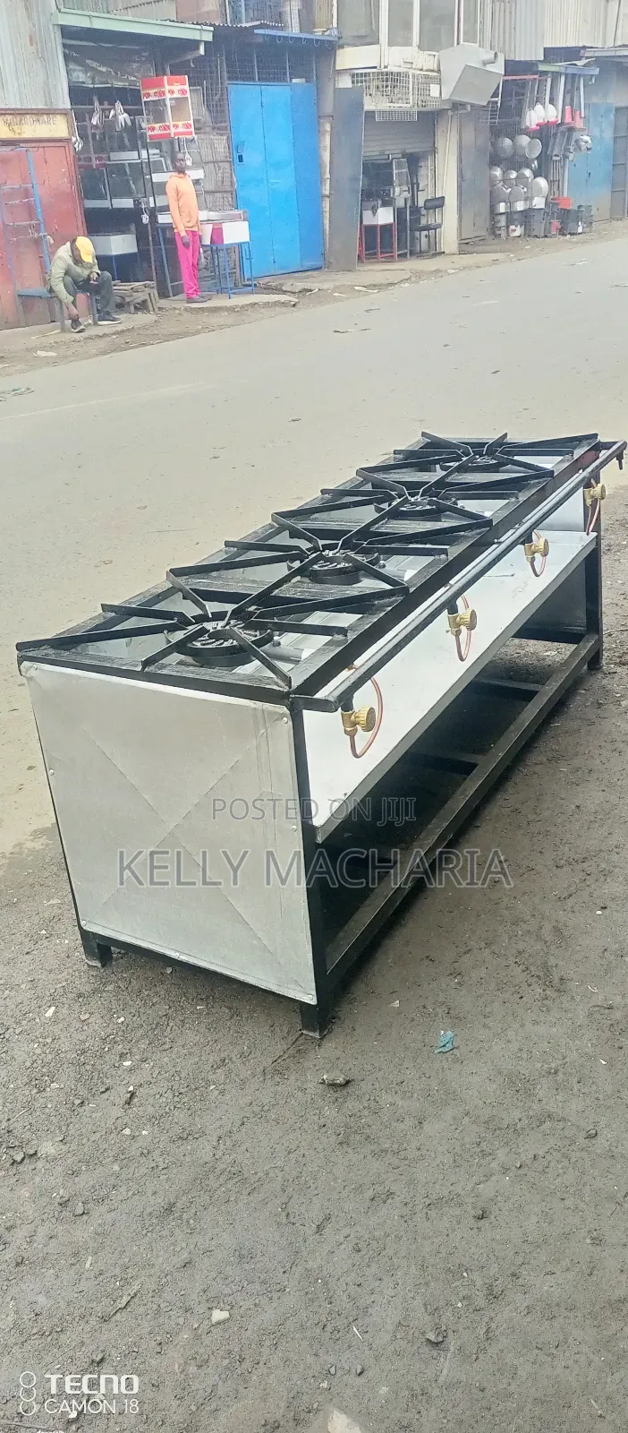 Commercial Sizes Four Burner Gas Grill Jikos