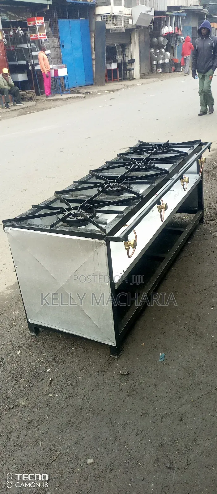 Commercial Sizes Four Burner Gas Grill Jikos