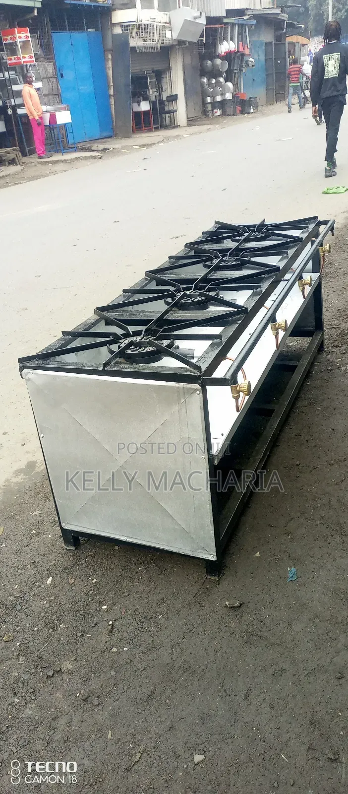 Commercial Sizes Four Burner Gas Grill Jikos