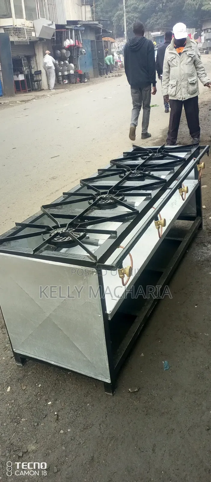 Commercial Sizes Four Burner Gas Grill Jikos