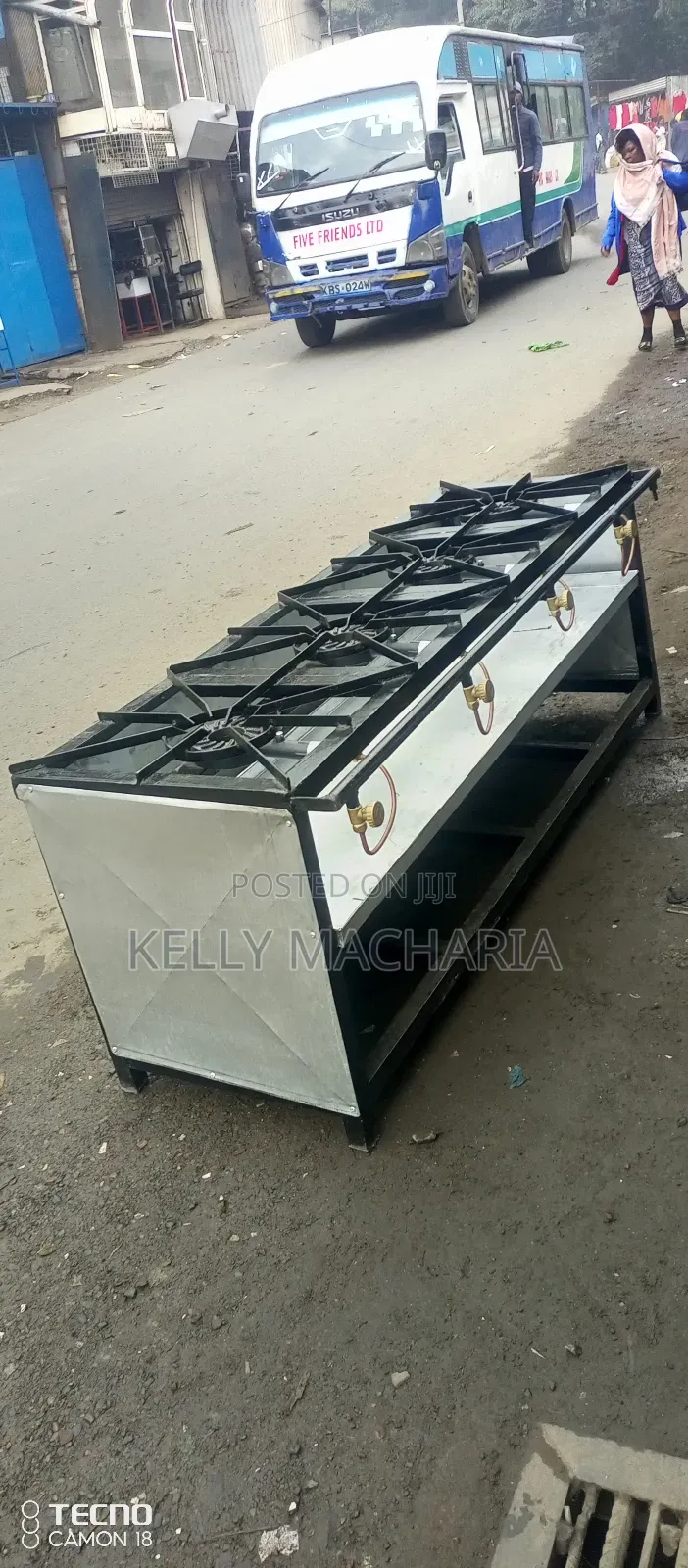 Commercial Sizes Four Burner Gas Grill Jikos