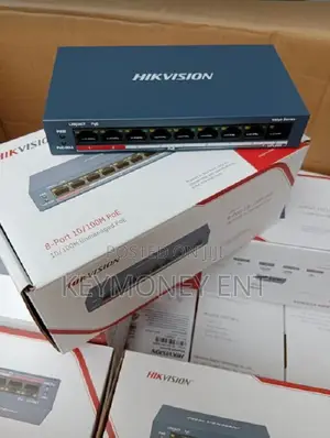 10/100mbps Hikvision POE Switch 8ports Brand New