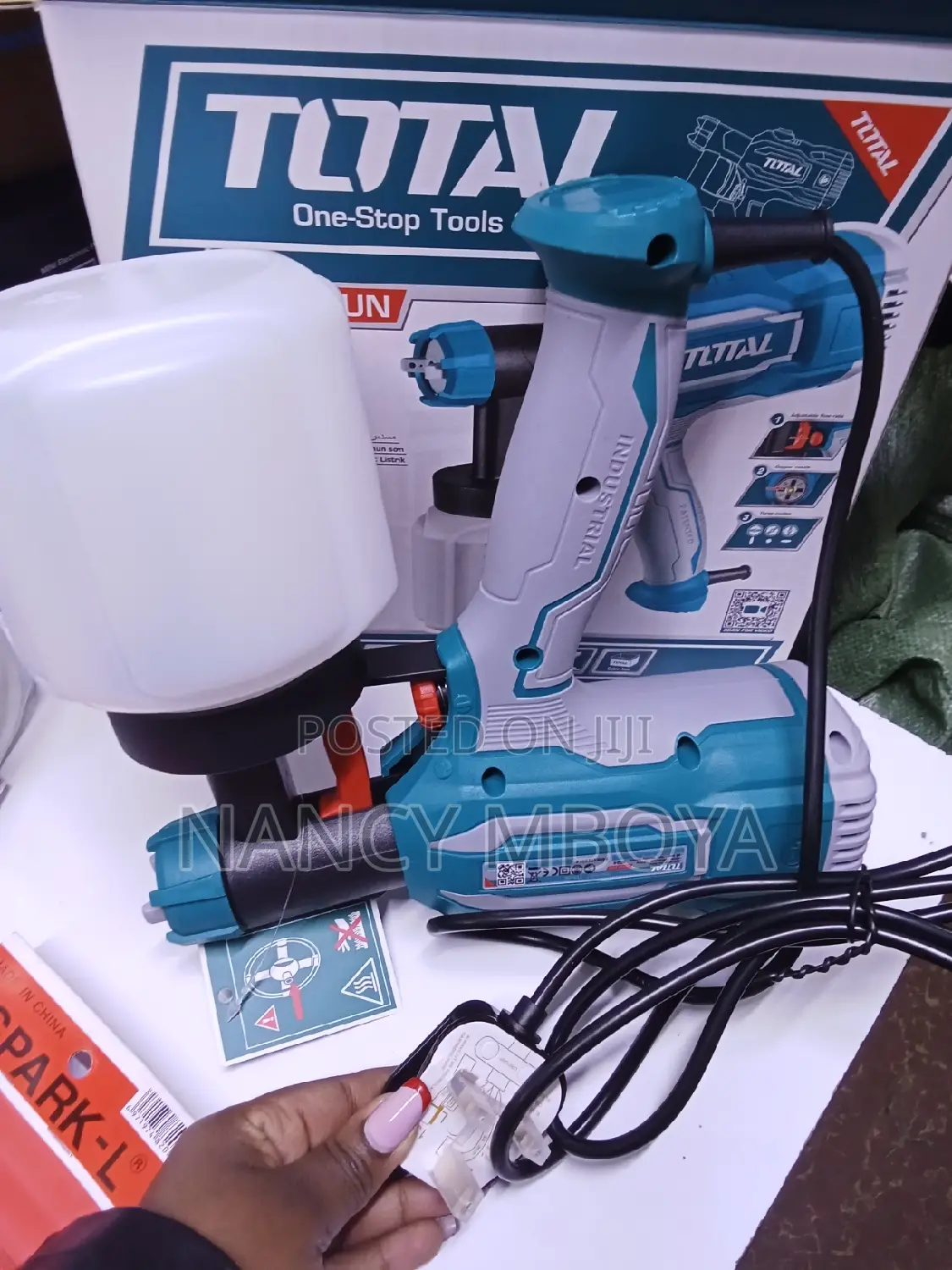 Total 450w Industrial Electric Paint Spray Gun
