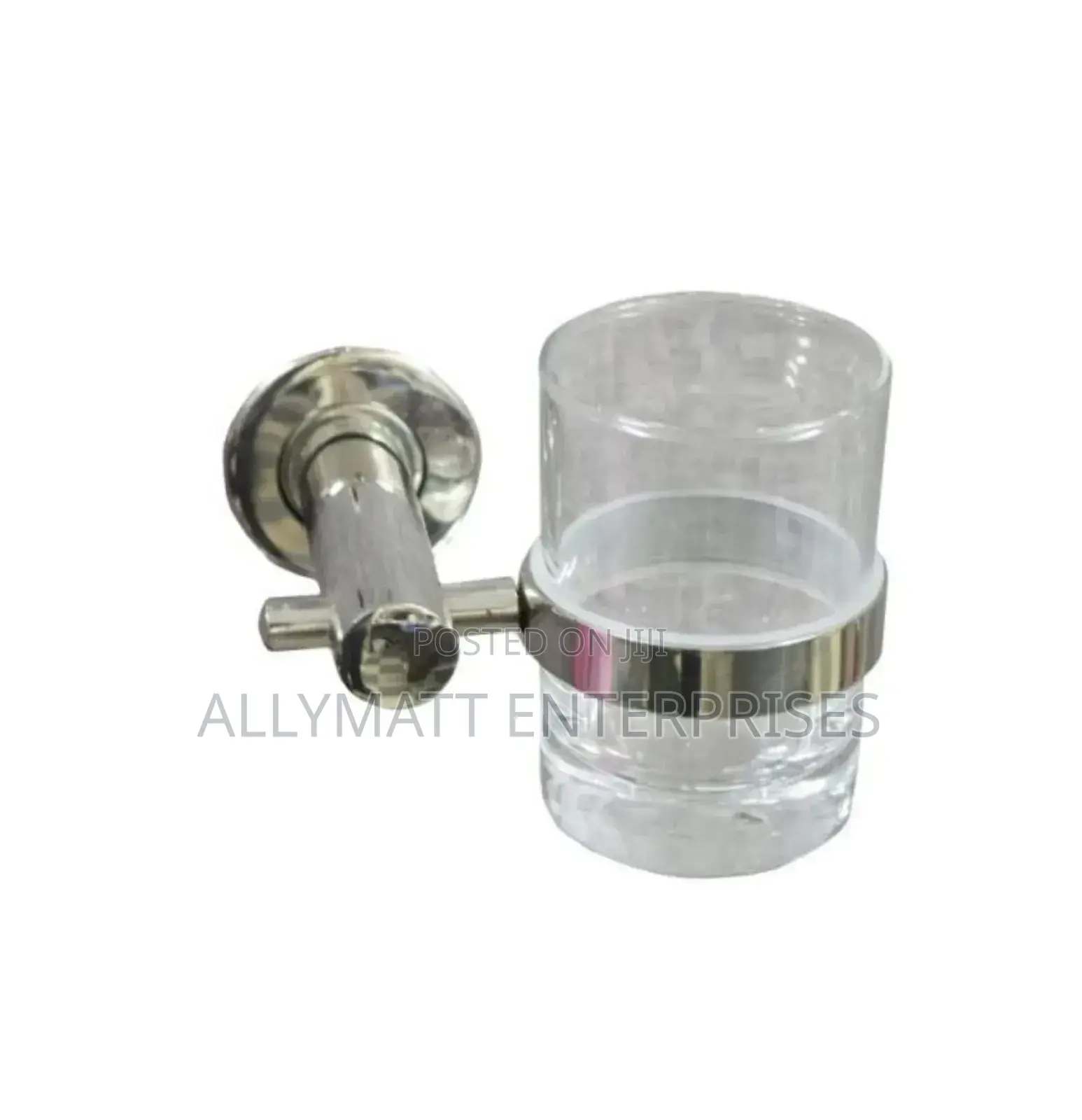 Silver Single Toothbrush Holder