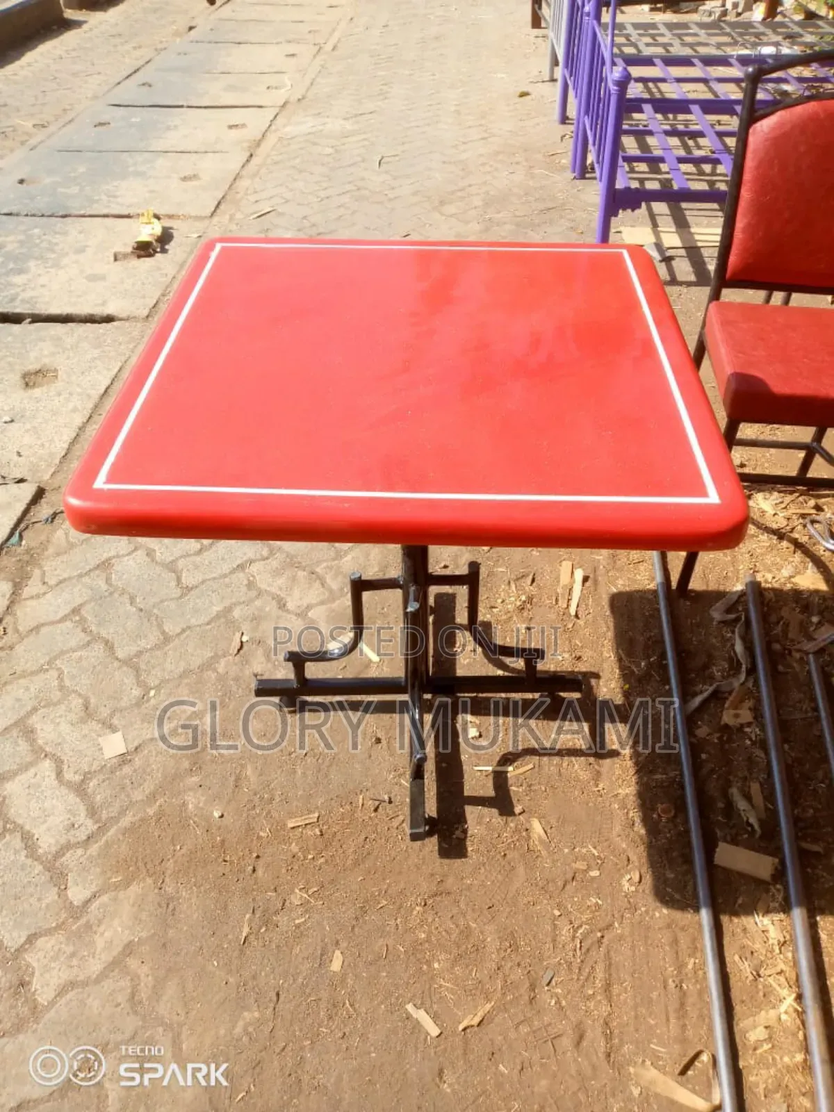 Restaurants and Bar Square Table