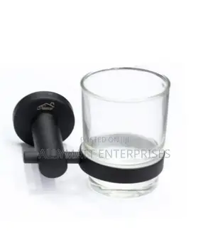 Single Black Toothbrush Holder