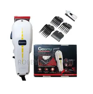 Geemy Electric Hair Trimmer Barbering Machine - Kinyozi