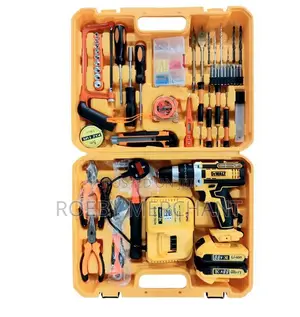 Dewalt 88V Cordless Brushless Electric Hammer Drill 47PC Too