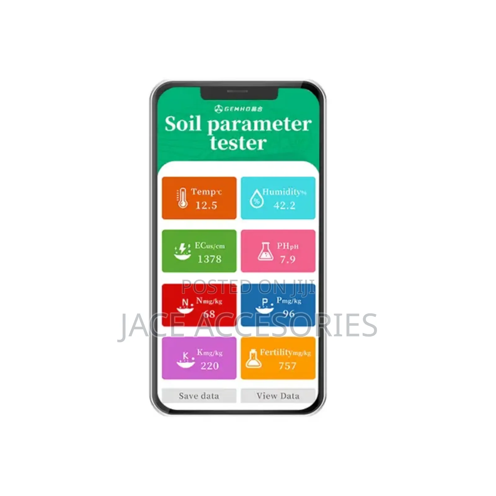 Digital Soil Parameter NPK Usb Otg Tester